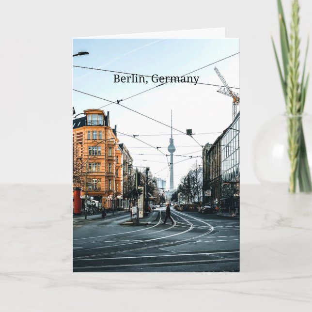 Tysklandare fotografi i centrala Berlin Kort (Framsida)