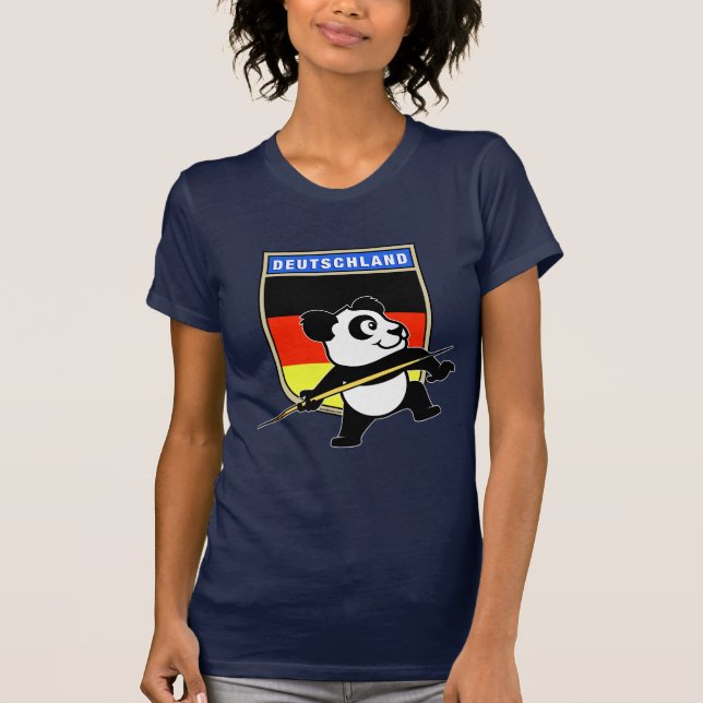Tysklandare Javelin Panda Tee Shirt (Framsida)