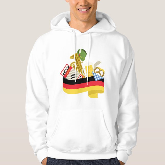 Tysklandare Land Hoodie (Framsida)