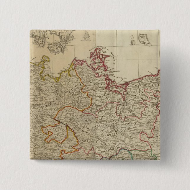 Tysklandare norr knapp (Framsida)