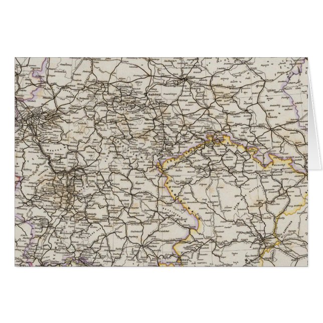 Tysklandare och angränsande land hälsningskort (Framsidan Horizontal)