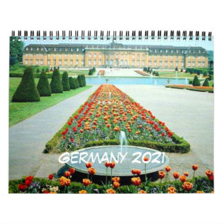 Tysklandare resekalender för 2021 kalender