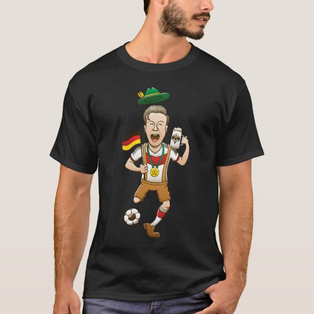 Tysklandet är denTime fotbollmästare Tee Shirt (Framsida)