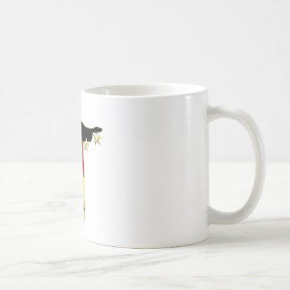 Tysklandet kämpar för Deutschland Christus Erlöser Kaffemugg