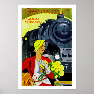 Tysklandet önskar att se dig poster
