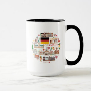 Tysklandet reser symboler mugg