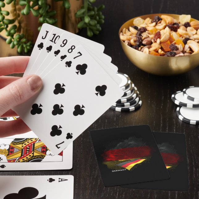 Tysklands flagga casinokort (På plats)