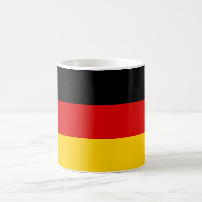 Tysklands flagga (Deutschland) Kaffemugg (Center)