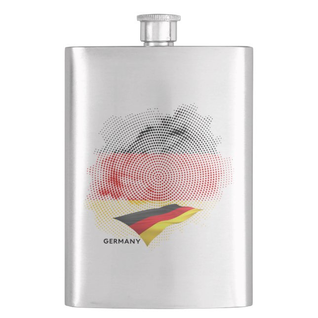 Tysklands flagga fickplunta (Framsidan)