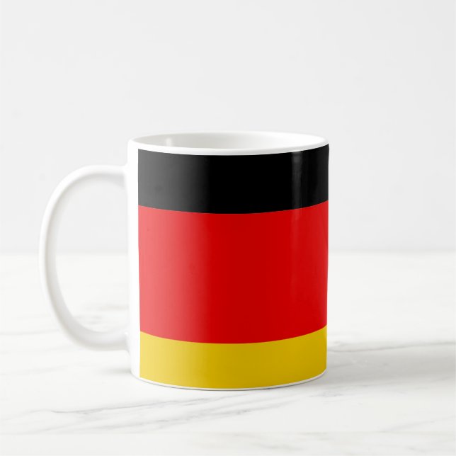 tysklands flagga kaffemugg (Vänster)