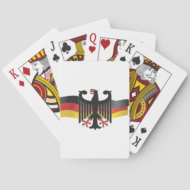 Tysklands förbundsadler vapensköld casinokort (Baksidan)
