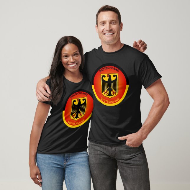 Tysklands statsvapen cirkelform t shirt (Unisex)