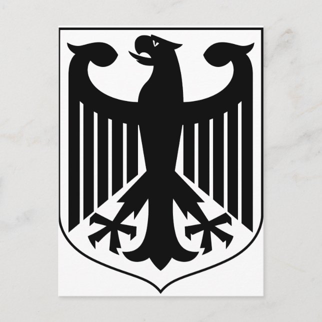 Tysklands statsvapen vykort (Framsida)