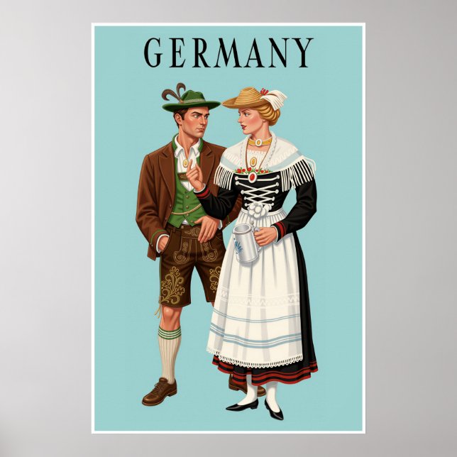 Tysklandsaffisch Poster (Framsidan)