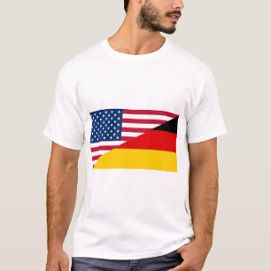 Tysklant Flagga för det tyska amerikanska Pridet T Shirt