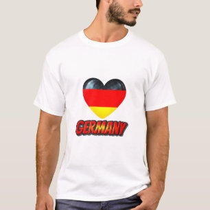 Tysklant hjärta t shirt