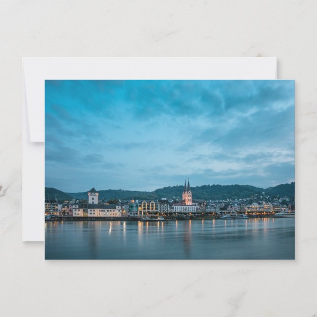 Tysklant kort för Boppard am Rhein (Framsida)