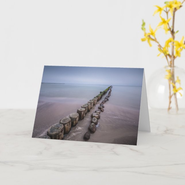 Tysklant kort för Usedom (Gul blomma)