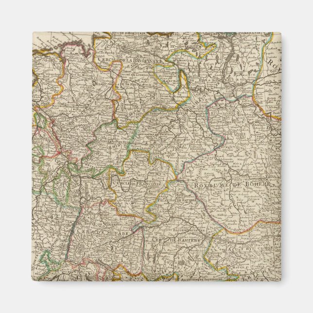 Tysklant, Österrike, Europa Magnet (Framsidan)