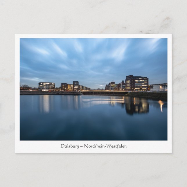 Tysklant vykort för Duisburg (Framsida)