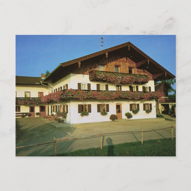 Tysklant vykort för vintage (Framsida)