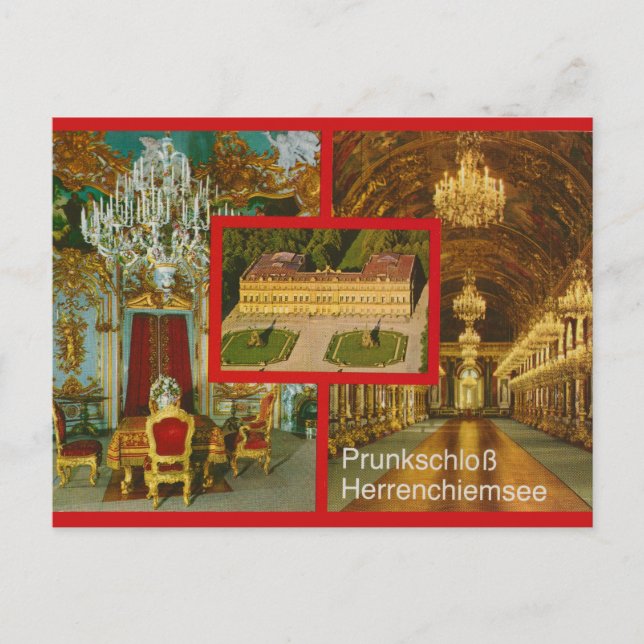 Tysklant vykort för vintage (Framsida)