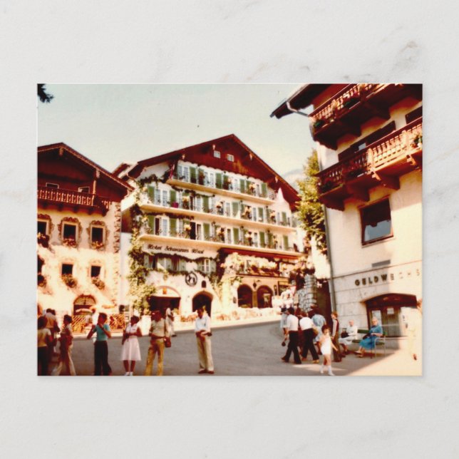 Tysklant vykort för vintage (Framsida)