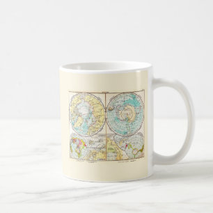 Tyskspråkig Polar Karta Kaffemugg