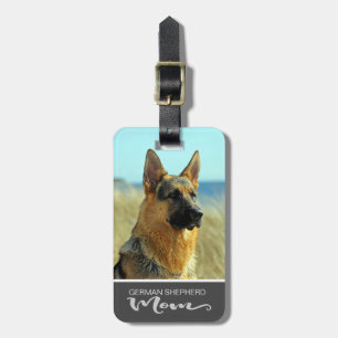 Tyskt din hund för herdemamma mellanlägg foto bagagebricka