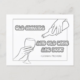 Tyskt färgvykort vykort