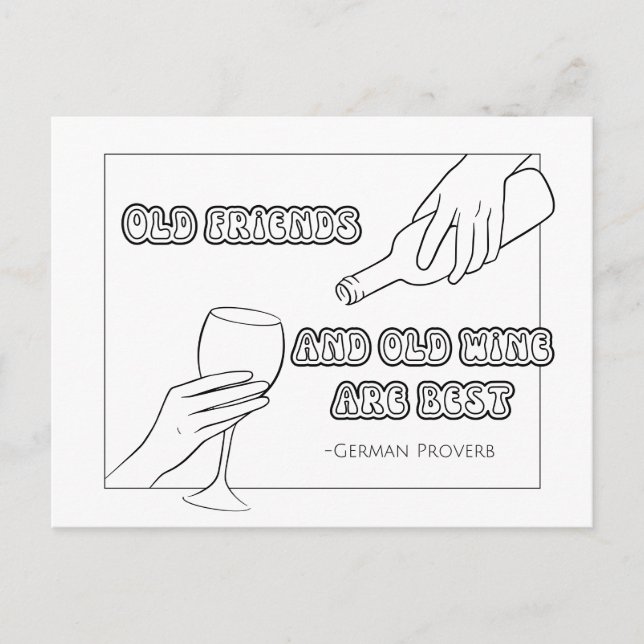 Tyskt färgvykort vykort (Framsida)