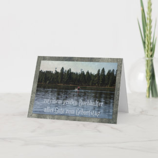 Tyskt födelsedagskort för revisor kort