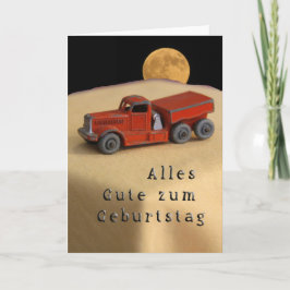 Tyskt födelsedagskort kort