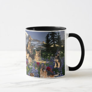 Tyskt herdeland mugg