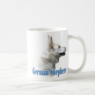 Tyskt herdenamn för vit kaffemugg