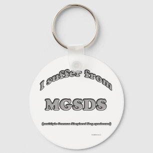 Tyskt herdesyndrom - Keychain Nyckelring