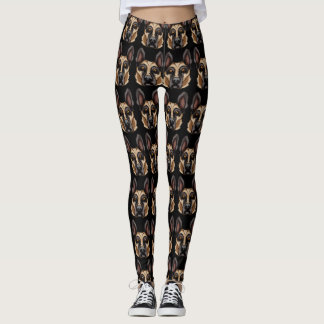 Tyskt herdetryck leggings