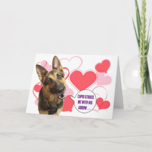 Tyskt herdevalentin kort för dag