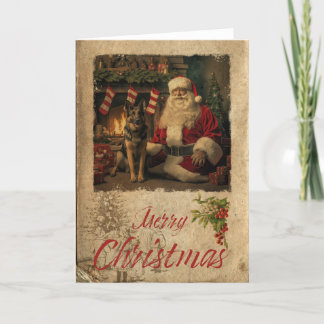 Tyskt jepherd-kort, helgdag helgkort