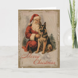 Tyskt jepherd-kort, helgdag helgkort