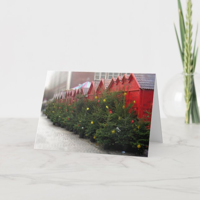 Tyskt julkort helgkort (Framsida)