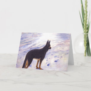 Tyskt kort för shepherd-hälsning