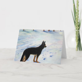 Tyskt kort för shepherd-hälsning