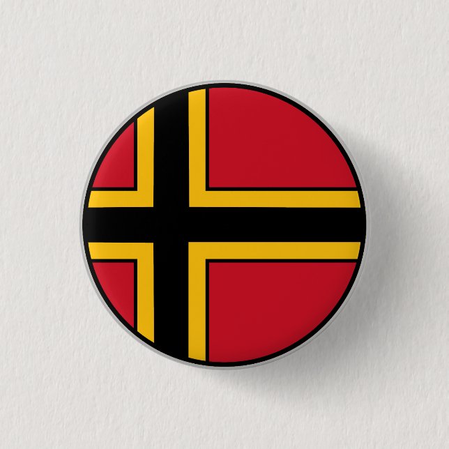 Tyskt motståndsflagga knapp (Framsida)