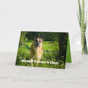 Tyskt Shepherd Fars dag-kort Kort