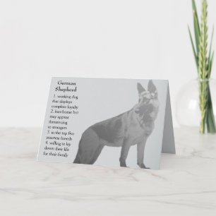 Tyskt Shepherd Fars dag-kort Kort