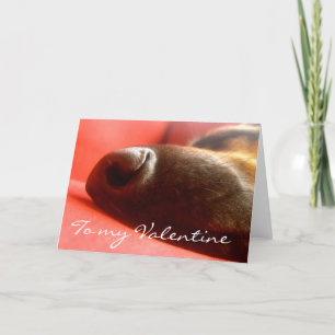 Tyskt Shepherd Valentine-kort Helgkort