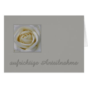 Tyskt sjukförsäkringskort, Herzliches beileid OBS Kort