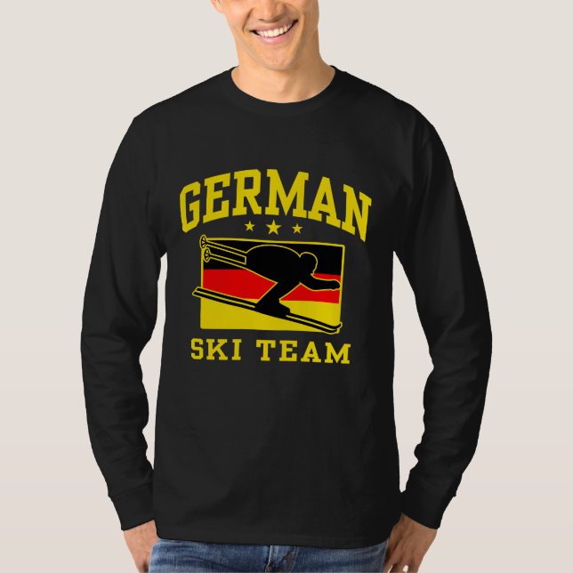 Tyskt skidteam t-shirt (Framsida)