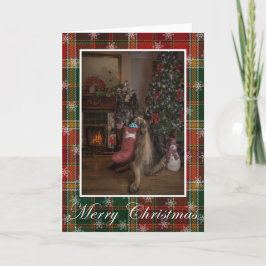 Tyskt skvallerchristmas-kort kort